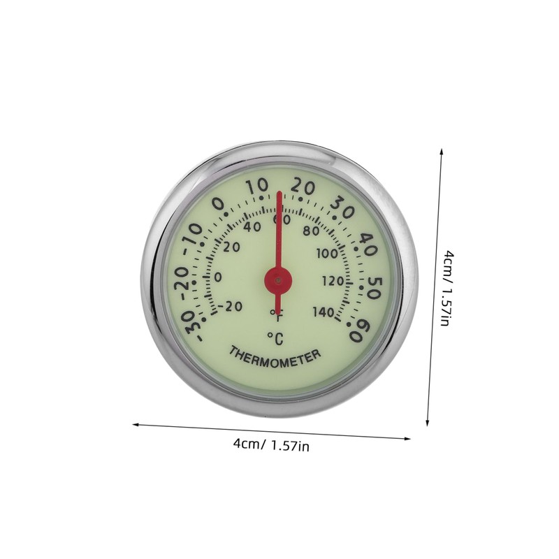 Alipis Car Thermometer Automotive Thermometer Luminous Display Temperature Gauge Car