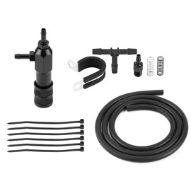 Joyzan Turbo Engine Controller, Car Universal Adjustable Turbocharger Kit, Closed Loop Manual Boost Controller, Aluminium Alloy Regulating Valve with Installation Accessories