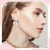 Tondiamo 6 Pairs Coquette Bow Earrings for Women, Pink Bow