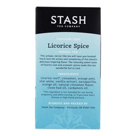 STASH TEA TEA,HERBAL,LICORICE SPICE, 20 BAG, 1.2 Oz