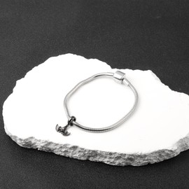 Tufeney Animal Charm Beads for Jewelry Making - 925 Sterling Silver Western Animal Chihuahua/Horse/Axolotl/Cow/Goat/Bat/Pig Charms Gifts for Women DIY Necklace & Bracelet (Bat Bead Charm)