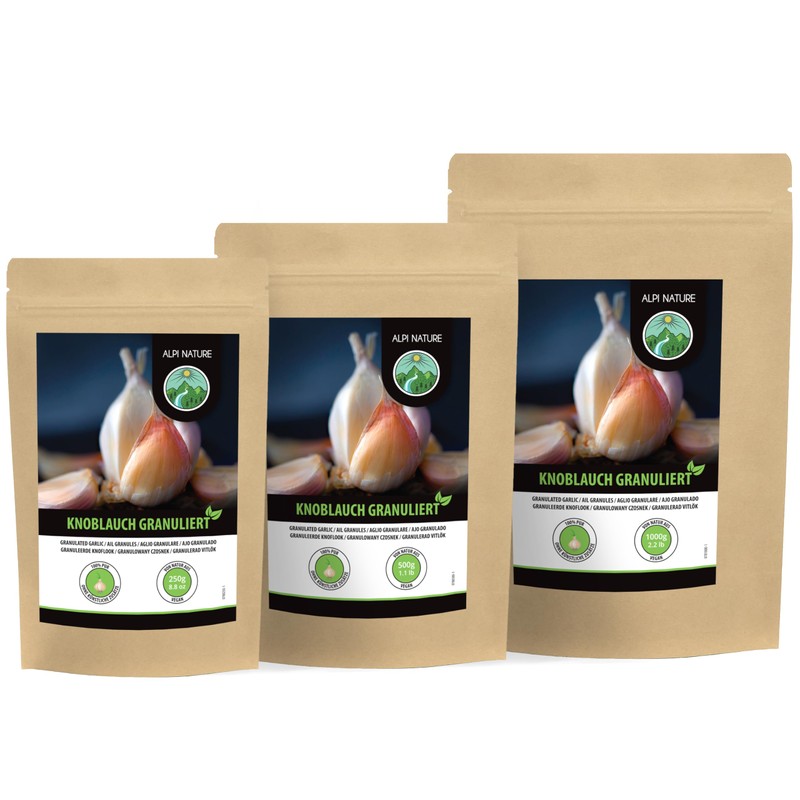 Garlic Granules 500g 1.1 lb by Alpi Nature, Dried Minced