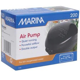 Hagen Bomba de Aire Elite 202 Silenciosa para Peceras y/o Acuarios 20 Galones