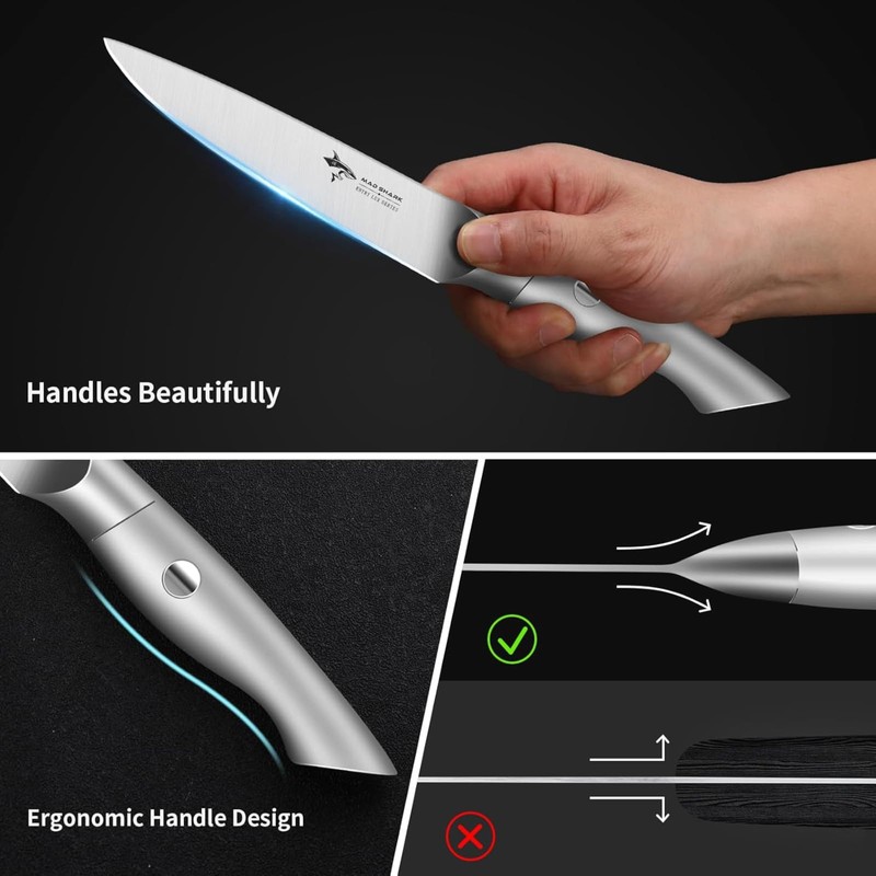 MAD SHARK Paring Knife 3.5 inch Paring Knives, Small Kitchen
