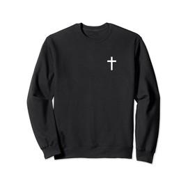 Christian Cross for Believer, Simple Christian Faith Cross Sweatshirt