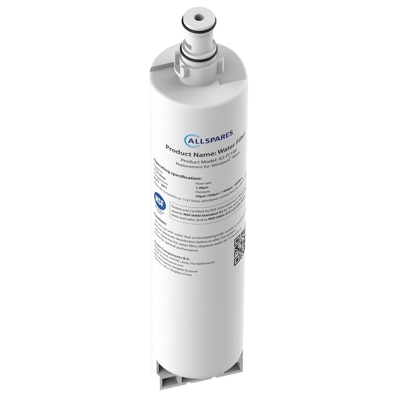 AllSpares Fridge Water Filter for Whirlpool SBS200 SBS002 SBS001 and