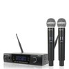 happymusic Professional UHF 2 Channel Wireless Microphone System, Cordless Handheld