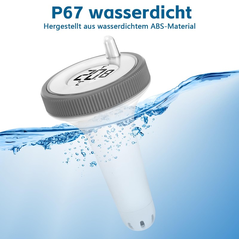 Pool Thermometer Wireless Pool Thermometer Floating Thermometer Digital for Pool