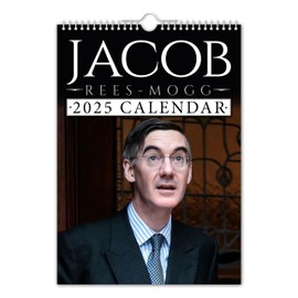 The Calendar King // Jacob Rees-Mogg - A4 Size 2025 Wall Calendar