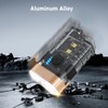iToncs LED Small Powerful EDC Flashlight with Warm White Red