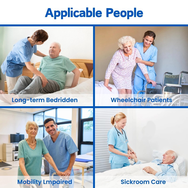 Homymusy Gait Belt,Lifting Belt with 7 Handles,Transf