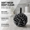 Bathtub Essentials Combo - Anti-Slip Bath Mat - Exfoliating Cloth