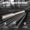 Vearter SDS MAX Shank T-Post Driver for 3/4'' Ground Rods,