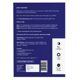Bodywise Be Bodywise Acne Pimple Patch For Women (24 Dots | 3 Sizes) | Absorbs & Flattens Acne Overnight | Waterproof | Reduces Excess Oil, Shrinks Pimples & Clears Pores | For All Skin Type