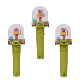 3PCs Children Mini Basketball Pocket Shooting Toy Puzzle Early Education Toys with Sound Effects Light  for Loading SugarGreen Mini Shooting Machine