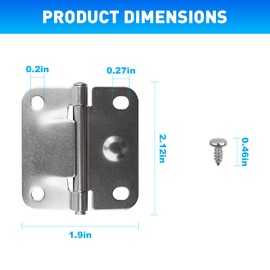 Cooler Hinges Fits for Coleman Cooler 5235 5250 5286b 6262 6270 Replacement for Coleman Ice Chest Hinges - 2 Set