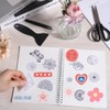 craspire 32 Page Sticker Scrapbook, A5 Notebook with Spiral Bound,