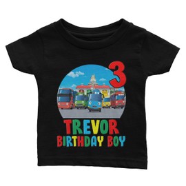 Family Personalize Shirt for Tayo Bus Theme Birthday