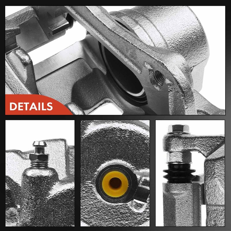 A-Premium Disc Brake Caliper Assembly with Bracket Compatible with Select