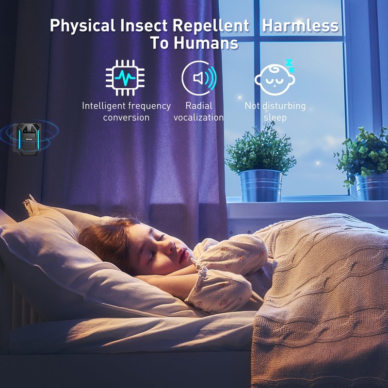 Ultrasonic Pest & Insect Repeller, Ultrasonic Repellent for Roach, Rodent,