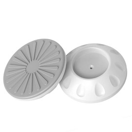 DOVELY 4 Pack Baby Gate Wall Protector Wall for Pet & Dog Gates Pressure Mounted Stair Safety Gate, Protect Walls & Doorways from Pet & Dog Gates （Grey