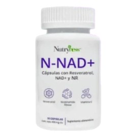 N-nad Capsulas Con Resveratrol, Argania Cosmetics Sin Sabor