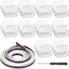 10 Packs 5 Pin RGBW LED Strip Connector Kit 10