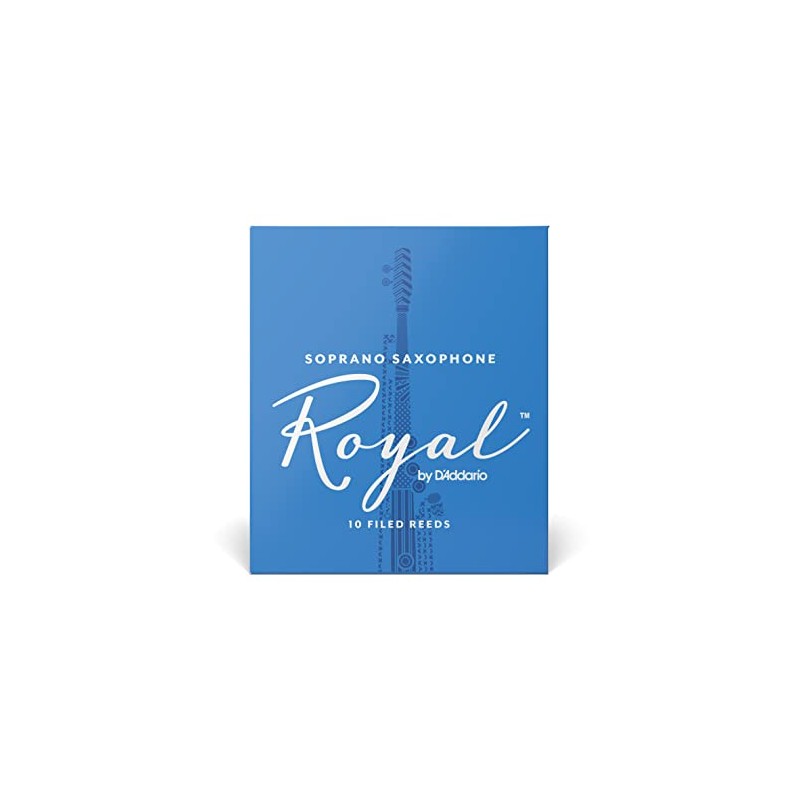 Rico Royal 2.0 Strength Reeds for Soprano Sax (Pack of