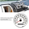 3‑3/8in Speed Gauge GPS 200km/h 12V/24V for Ship Yacht Motorcycle