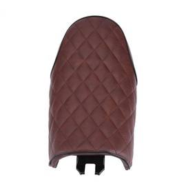 Motorcycle Cushion Flat Cushion Comfortable for SR500 XJ XS for Seat Cafe Racer (Brown)
