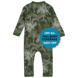 SwimZip Boys' Long-Sleeve UPF 50+ Swimsuit for Baby, Toddler, & Little Boys