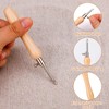 5pcs Punch Needle Kit, Punch Needle Tool Includes 2/3/4mm Metal