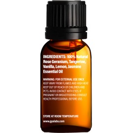 Gya Labs Joy Essential Oil Blend (10ml) - 100% Pure Therapeutic Grade, Natural Undiluted True Joy Essential Oil- Calming & Uplifting