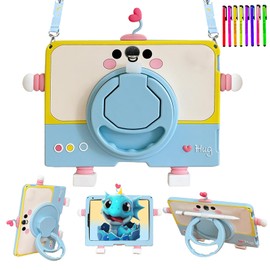 A-BEAUTY Case Compatible with Honor pad 9 12.1 inch Tablet 2023 + 1 Pc Stylus Pen, Kids Case with Pen Holder, 360° Rotating Handle Stand, Shoulder Strap