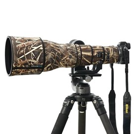 ROLANPRO Waterproof Lens Camouflage Coat for Nikon Z 800mm f6.3 VR S Rain Cover Lens Protective Sleeve Case Clothing-#9d Grass Waterproof