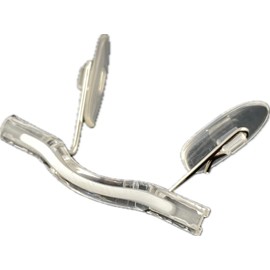 Original Universal Bridge with Stripes White 972 Nose Bridges & Comfort Pads for Switch It! Glasses - Perfect Fit, Skin-friendly, Durable, White