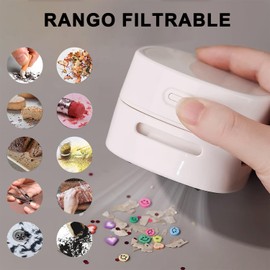 Mini Aspiradora de Escritorio, aspiradora de Mesa, recargable USB. Aspiradora Portatil de Escritorio, suitable for Collecting Dust and Debris From Tabletops, Drawers, Keyboards, and Other Areas