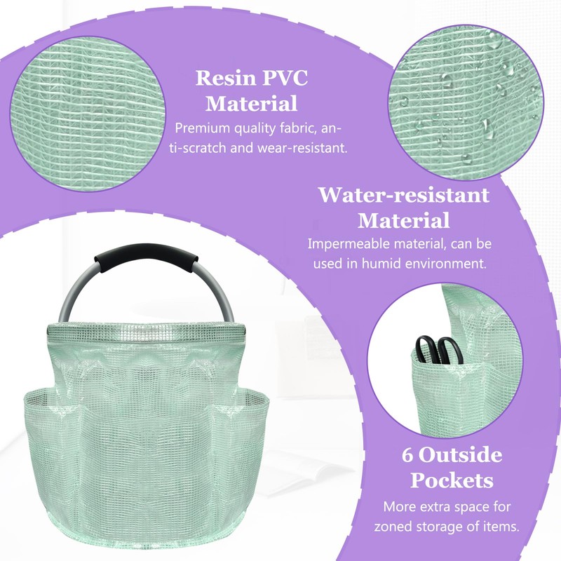 IHOMAGIC 17L Cleaning Caddy for Cleaning Supplies, Foldable Tool Bucket