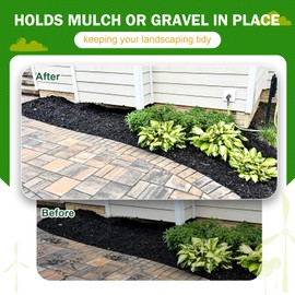 Teexpert 28OZ Mulch Glue for Landscaping - Long-Lasting Pine Straw,Bark,Rubber Mulch,Rock,and Pea Gravel Glue Binder Stabilizer for Outdoor Gardens