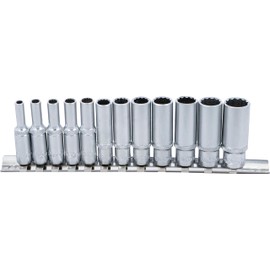 'BGS 2757 Set Socket for Nuts 12-Point Tread Depth by 5/32 " – 9/16" DRIVE 6.3 mm (1/4)