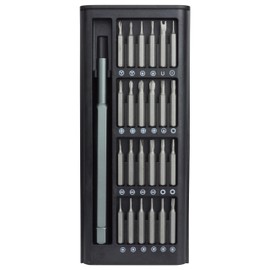 prendre PR-DV6024B Precision Screwdriver Set, 24 in 1 Special Screwdriver with Magnets, Storage Case, Bits, 24 Bits, Positive, Negative, Torx, Hex, Y-Shaped, Triangle, Pentagram, U-Shaped, Repair,