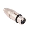 Socobeta XLR 3 Pin Female to (Compatible with) RCA Female