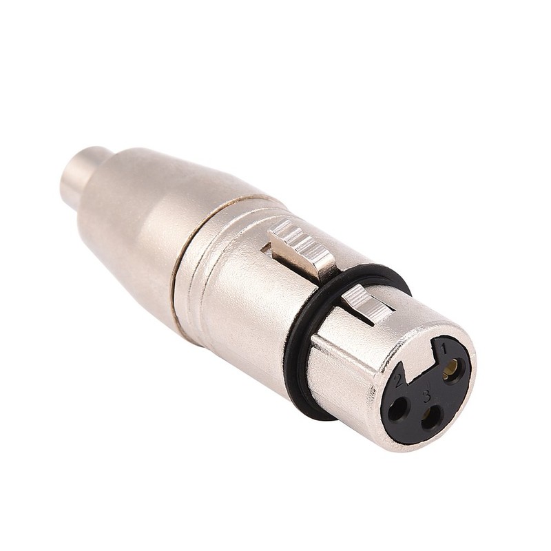 Socobeta XLR 3 Pin Female to (Compatible with) RCA Female