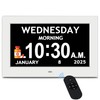 10.1'' Digital Clock, 1280*800p HD Extra Large Display, Dementia Clock