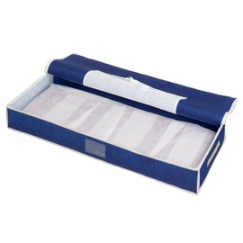 Astro 155-18 Storage Case, For Kimonos and Yukatas, Navy, Deodorizing, Antibacterial, Deodorizing, Breathable, Non-woven Fabric, Kimono Storage Case, Deodorizing Fiber, Storage Box, Storage