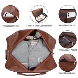 seyfocnia Rolling Duffle with Wheels, Duffle Bag for Travel Women Carry On Luggage Wheeled Overnight Weekender Bag Men