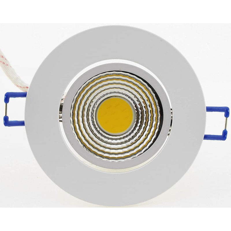 ChiliTec LED Einbauleuchte Deckeneinbaustrahler Weiß Deckenspot 85x47mm 5Watt 420lm Alu