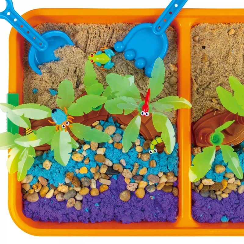 Made By Me 60+ Piece Color-Changing Sensory Bins Rainforest Toy