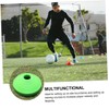 Kisangel 10pcs Football Training Marker Lightweight Non-fading Signs for Sports