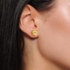 KKR 14K Gold Earrings for Women Trendy Gold Studs Earrings